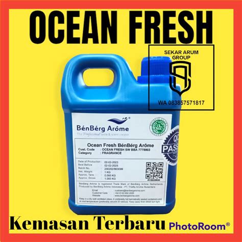 Jual Bibit Parfum Laundry OCEAN FRESH Benberg Arome Shopee Indonesia