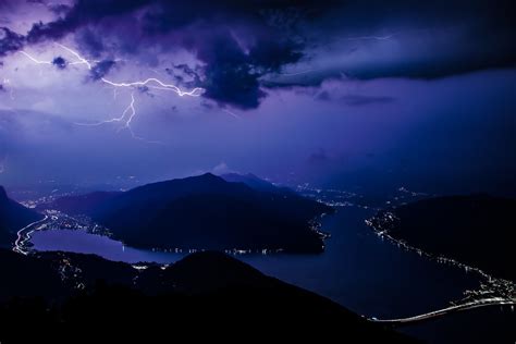 Storm Sighignola Lanzo D Intelvi I Lightning Over Lake Ce Flickr