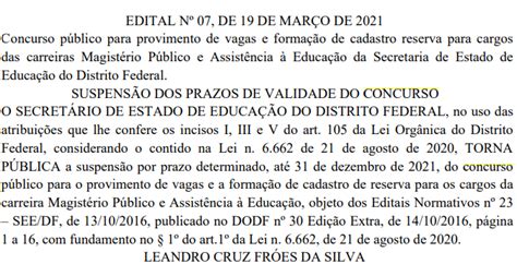 Concurso Sedf Novo Edital Mais De Mil Vagas Em