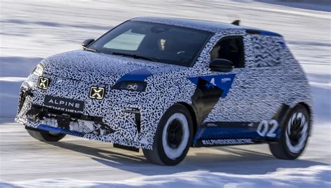 Alpine A290 The New Electric Hot Hatch Runs For The First Time At The