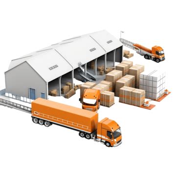 3d Illustration Distribution In Logistic, 3d, 3d Illustration, Logistic PNG Transparent Image ...