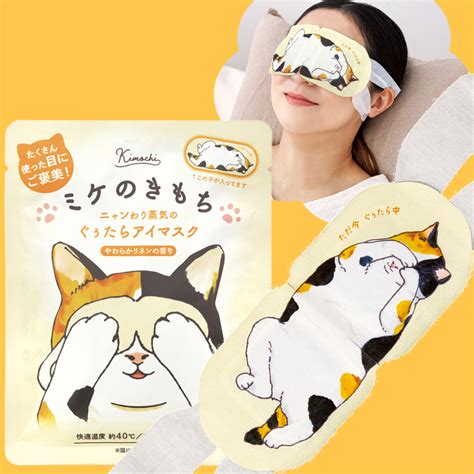 キモチ ネコのきもち ホットアイマスク にゃんきゅうギフト 9枚入り [CONCENT]コンセント