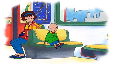 Caillou S03e55 Trip On The Subway Itoons آموزش زبان و پرورش کودک