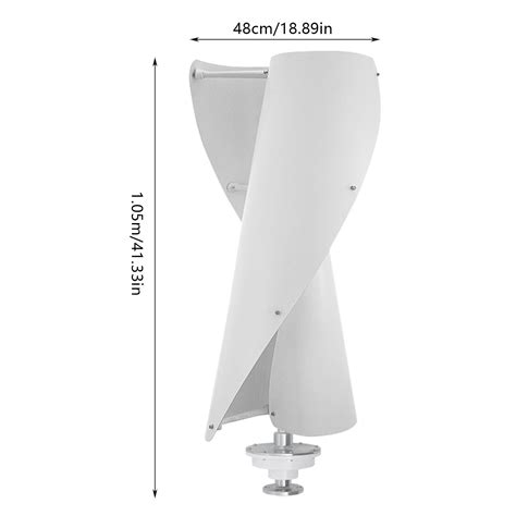 W Helix Maglev Axis Vertical Wind Turbine V Wind Generator