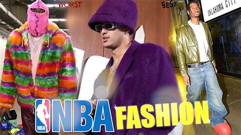 The Best And Worst Nba Tunnel Outfits Edition Youtube