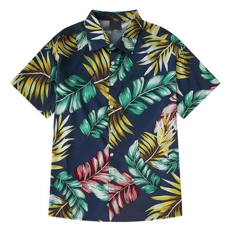 Oversized Mens Polo Hawaiian Floral Bigsize Shopee Philippines