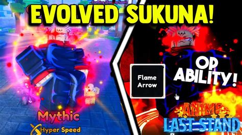 Evolved Sukuna Showcase With A Broken Ability In Anime Last Stand