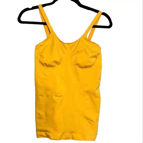 YITTY NEARLY NAKED Shaping Cami Tank Yellow Gold 1X 2X 19 21 PicClick UK