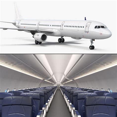 Airbus A321 Generic with Interior 3D Model $469 - .3ds .c4d .fbx .ma ...