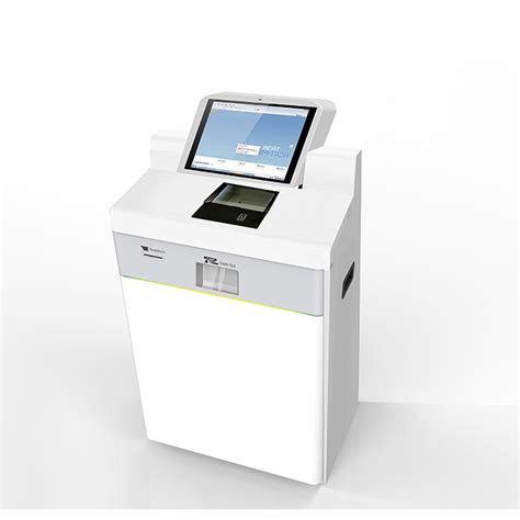 Banking Self Service Touch Screen Payment Kiosk With Card Dispenser