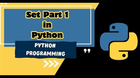 Set Part 1 Introduction Uses Empty Set Different Datatypes Duplicates Python Must