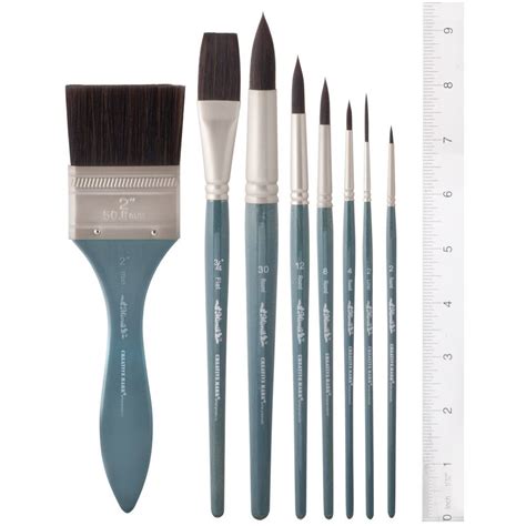 Mimik High Performance Synthetic Squirrel Hair Watercolor Brushes