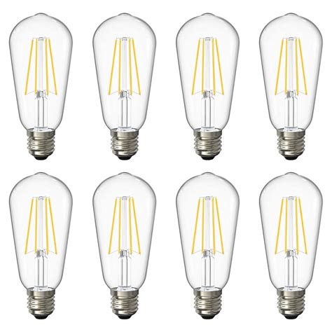 Volxon Led Edison Bulbs W Equivalent W Daylight White K E