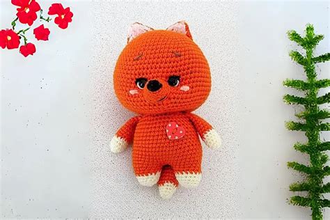 Pequena Raposa Amigurumi Croche Uma Arte