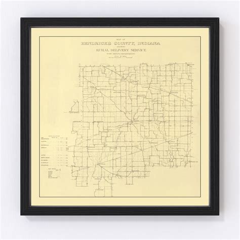 map of hendricks county indiana 1