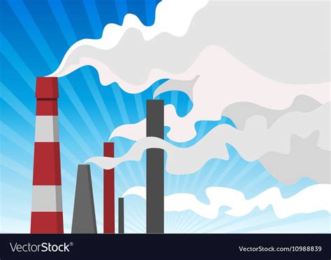 Air pollution Royalty Free Vector Image - VectorStock