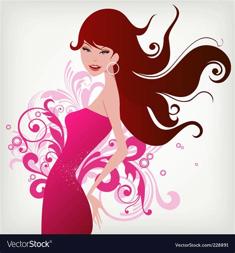 Fashion woman Royalty Free Vector Image - VectorStock