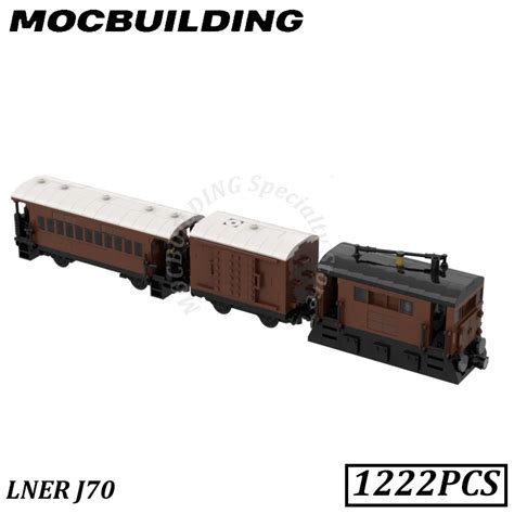 Zug Set Coach Van Display Modell Eisenbahn Zubeh R Moc Bausteine Ziegel