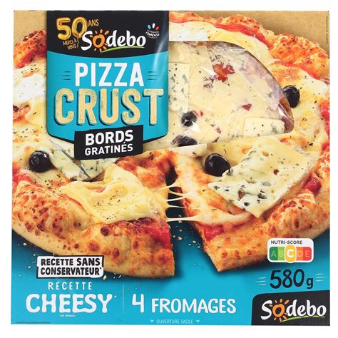 Livraison Domicile Sodebo Pizza Crust Fromages G