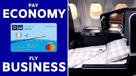 Get A Free Upgrade To Business Class With Sas Eurobonus Mastercard Fly Premium Guide Youtube