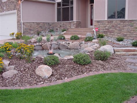 front garden ideas with rocks