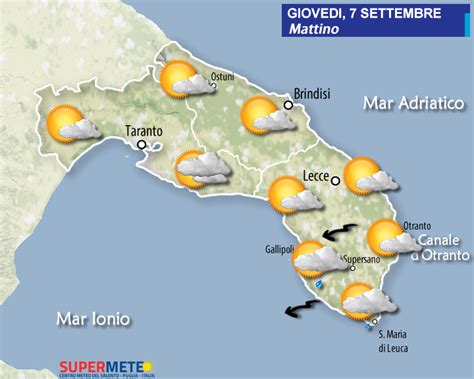 Il Tempo Oggi 7 Settembre Mesagnesera It