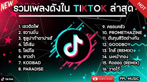 รวมเพลงดังในtiktokล่าสุด รวมเพลงฮิตในแอพติ๊กต๊อกล่าสุด เพราะๆฟังสบายๆ