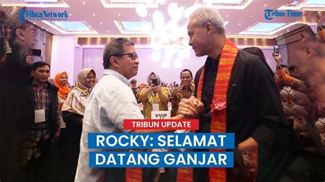 Ganjar Pranowo Dan Rocky Gerung Hadiri Acara Sarasehan Alumni Unm Youtube