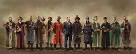 Characters Of Turkish History On Behance Fotoğraf Tarih Tarihi Bilgiler