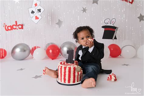 Magic Themed 1st Birthday Cake Smash Photography · KristeenMarie ...