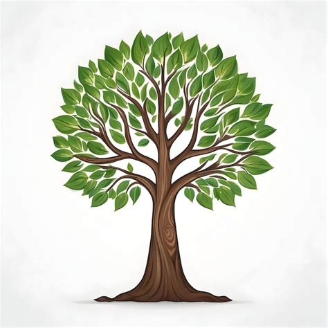 Premium Photo | Tree cartoon illustration Cartoon tree design Cute tree character Whimsical tree ...