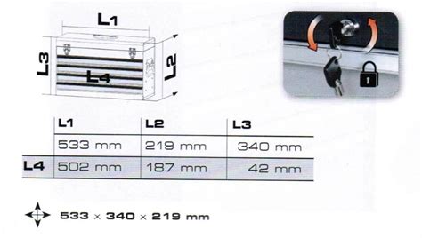 Coffre Outils Kraftwerk Avec Tiroirs Compartiment E