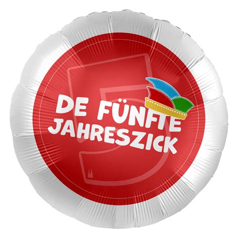 Folienballon Karneval Fasching Jahreszick Printballoon