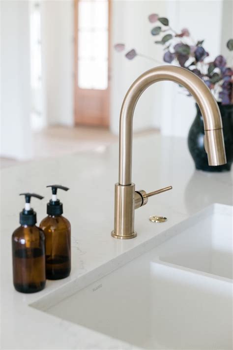 Delta Champagne Bronze Fixtures for Stylish Kitchen