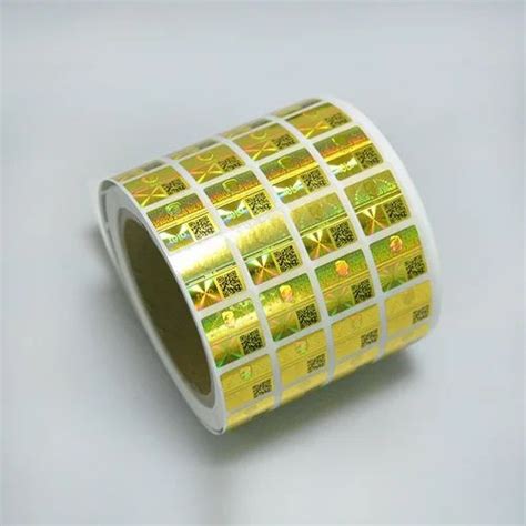 White Pvc Security Seal Labels Packaging Type Roll At Rs Piece