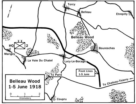 Battle Of Belleau Wood Map - bmp-fisticuffs