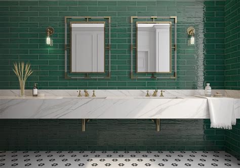 Chanelle Emerald Green 3"x12" Ceramic Subway Tile – Tilezz