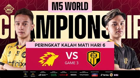 Bm M Peringkat Kalah Mati Hari Onic Vs Ap Bren Game Youtube