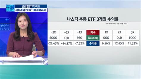 3배 레버리지 Etf 뭉칫돈서학개미들 아찔한 베팅 한국경제