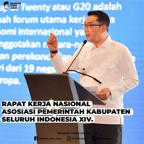 Sobat Ridwan Kamil On Twitter Rt Rk Jabarjuara Dalam Rakernas Ini