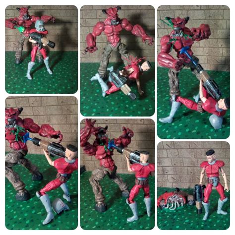 Red Doom Marine Speed Demon Doom Custom Action Figure