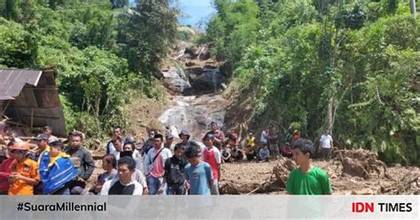 Tanah Longsor Di Gowa Korban Hilang Bertambah Jadi Empat