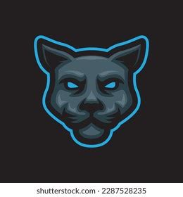 Black Panther Head Mascot Logo Stock Vector (Royalty Free) 2287528235 ...