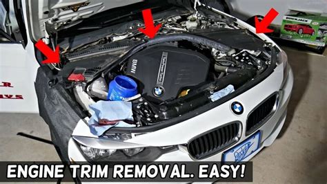 Bmw F30 F31 Engine Compartment Trim Cover Removal Replacement