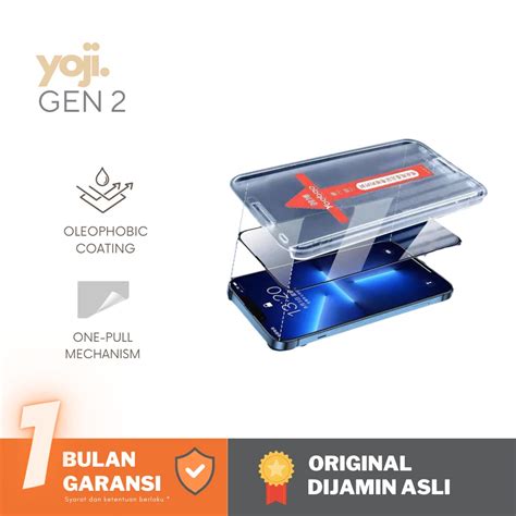 Jual YOJI Tempered Glass GEN 2 SuperFit Tempered Glass Iphone Anti