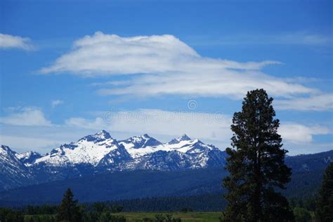 Bitterroot Mountains - Montana Stock Photo - Image of background ...