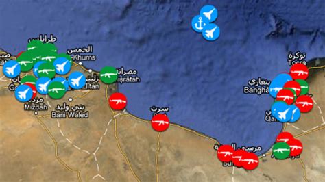 Libya war: interactive video timeline map – Channel 4 News