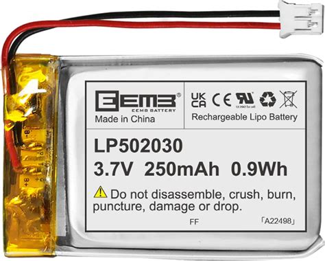 Eemb Lithium Polymer Akku V Mah Rp Wiederaufladbarer Lipo