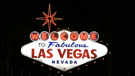 Las Vegas Sign at Night, Nevada image - Free stock photo - Public ...