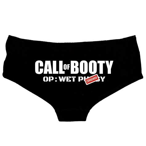 Booty Op Wet Pussy Panties Retro Console Gamer Thong Geek Nerdy Gamer Chick Knickers Play With